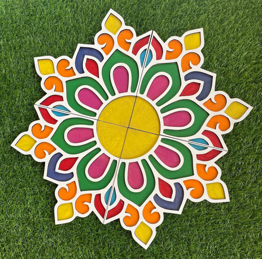 Colorful Festive Rangoli Kit