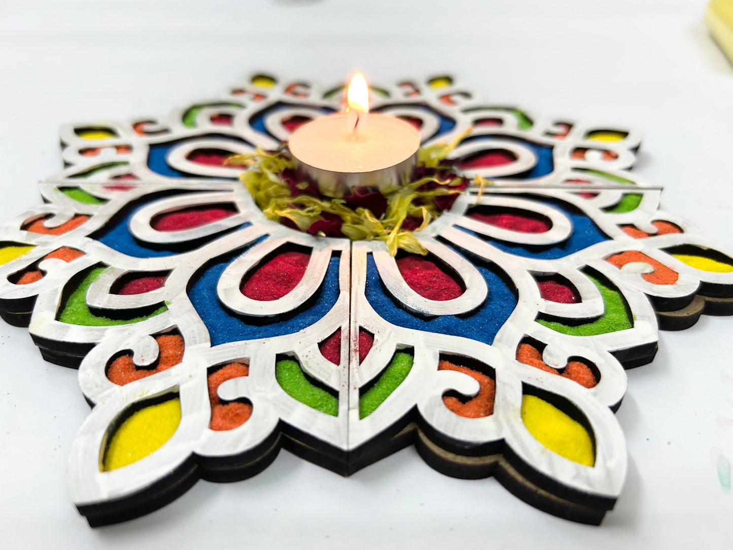 Colorful Festive Rangoli Kit