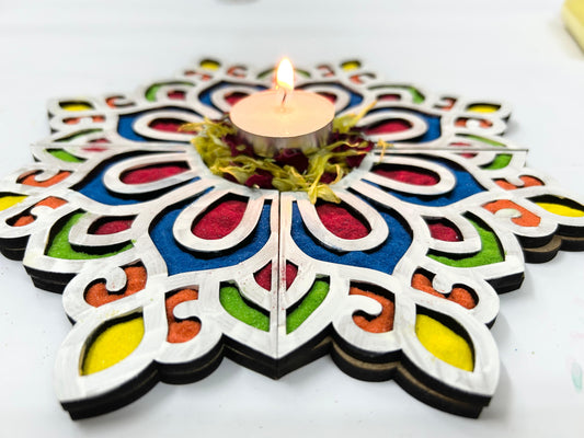 Colorful Festive Rangoli Kit