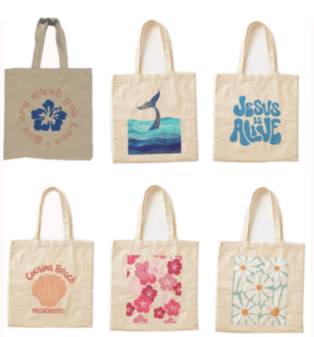 Tote bag painting