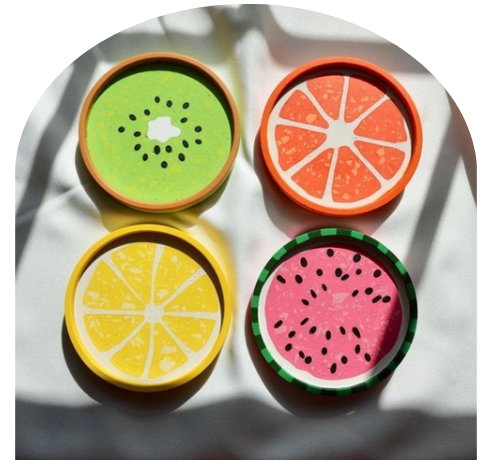 DIY Clay Coasters