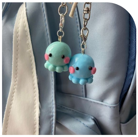 Air DIY Clay KeyChains