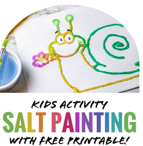 Salt water colour painting